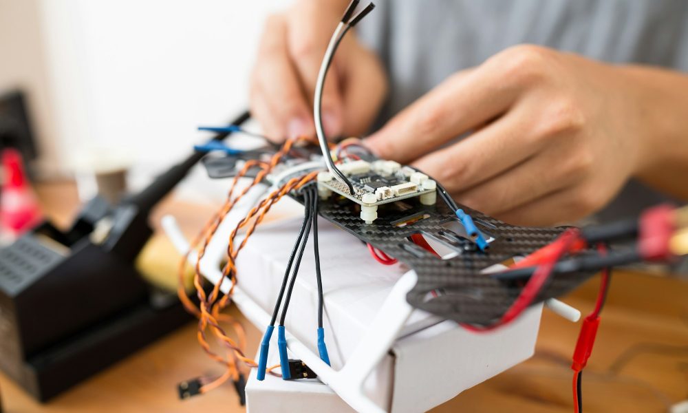 Installation of drone